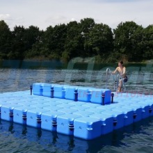 schwimminsel-ponton-see