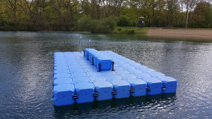 Ponton Badeinsel Kaarster See