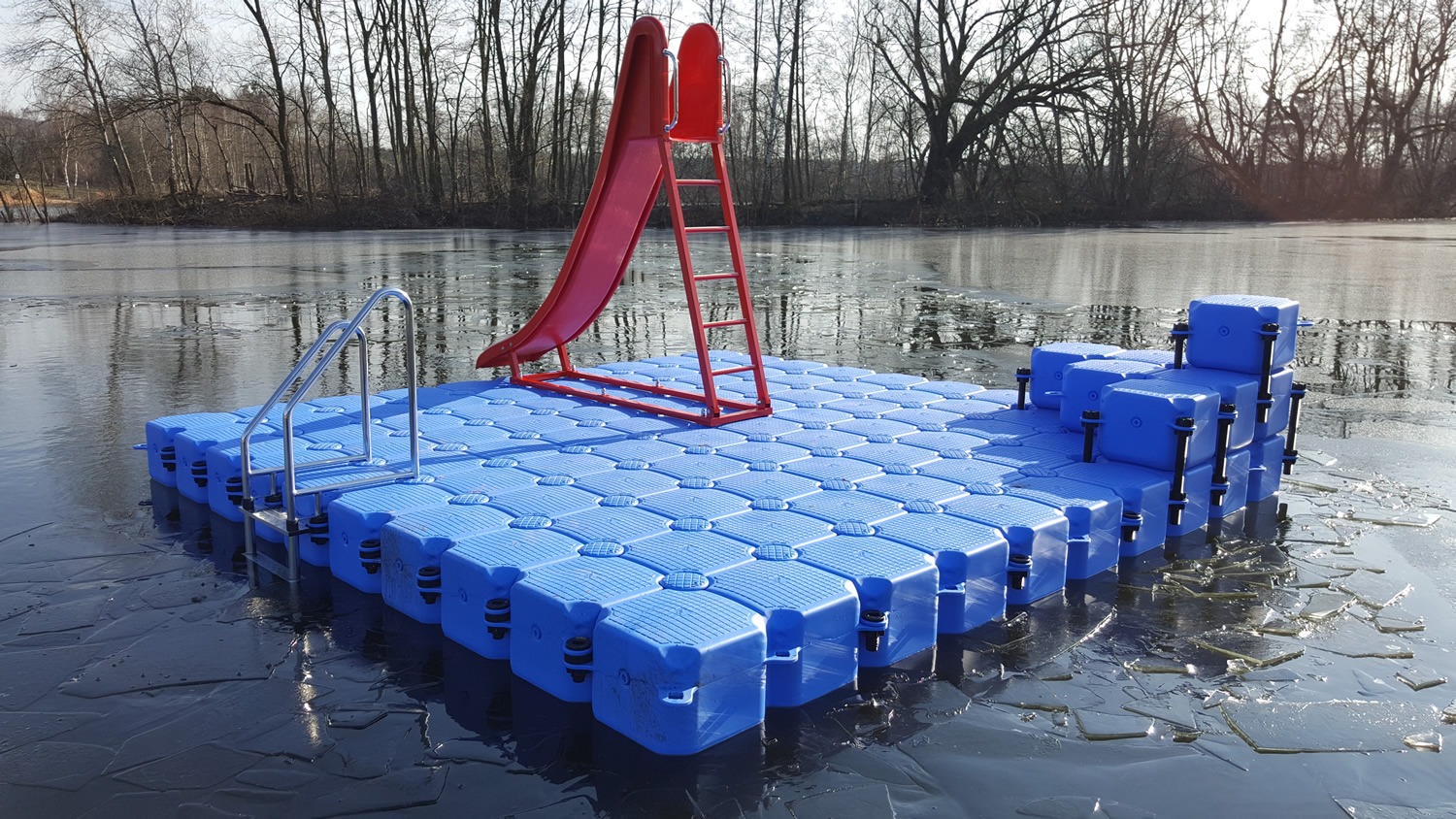 Ponton Schwimmkörper kaufen z.B. für Badeinsel / Schwimminsel